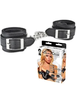 Lux Fetish - Unisex Leatherette Cuffs - schwere Qualität