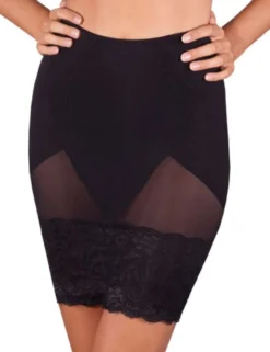 Magic Bodyfashion - Super Control Skirt - Rock mit Spitze schwarz