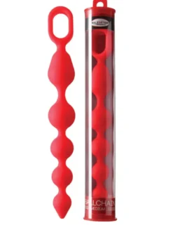 Malesation - Ballchain medium rot Analkette