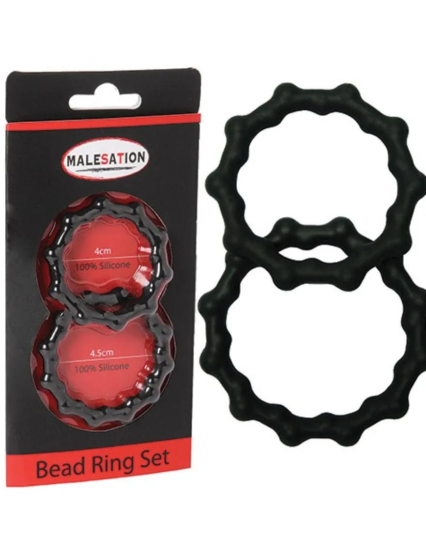 Malesation - Bead Ring Set Penisring