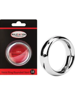 Malesation - Metal Ring Rounded Steel 38 Cockring