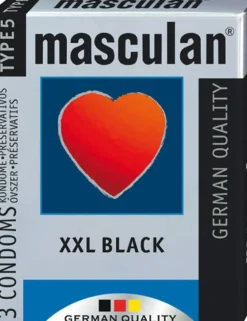 Masculan - XXL Black 3 St.