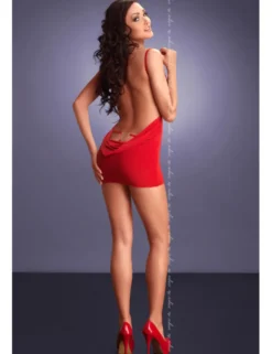 MeSeduce - Kleid Lara mit T-String MS450022M rot