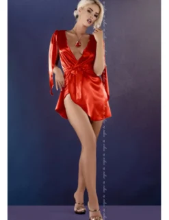 MeSeduce - Morgenmantel Florence MS450206M rot