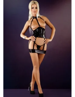 MeSeduce - Wetlook-Set Viviane MS450257M schwarz