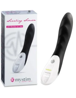 Mystim - Sizzling Simon eStim Vibrator, sexy schwarz