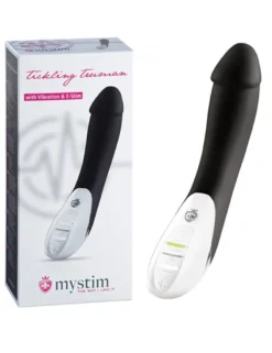 Mystim - Tickling Truman eStim Vibrator, sexy schwarz