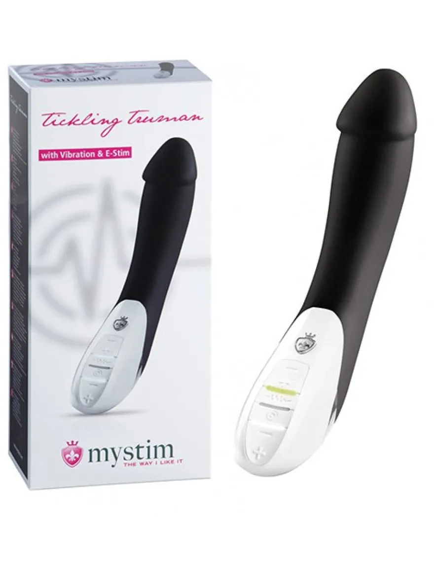 Mystim - Tickling Truman eStim Vibrator, sexy schwarz