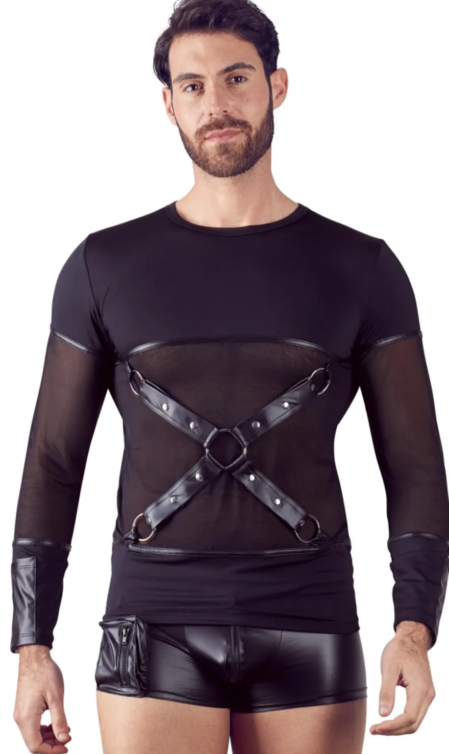 NEK - Herren Longsleeve mit Powernet & Brustharness