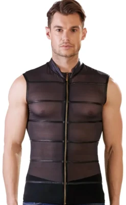 NEK - Herren Shirt aus Powernet mit Reißverschluss