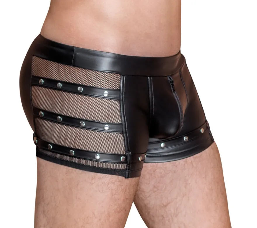 NEK - Mattlook Panty mit Nieten und Reißverschluss