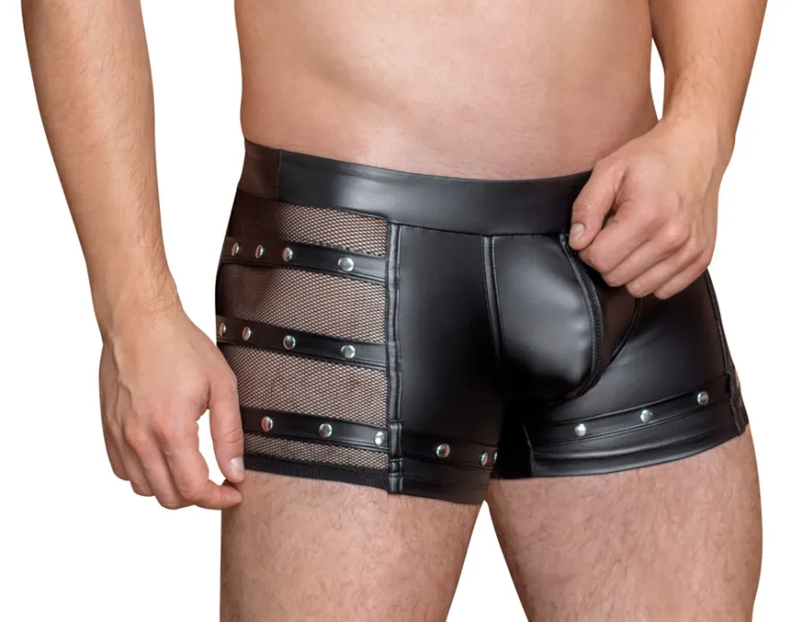 NEK - Mattlook Panty mit Nieten und Reißverschluss