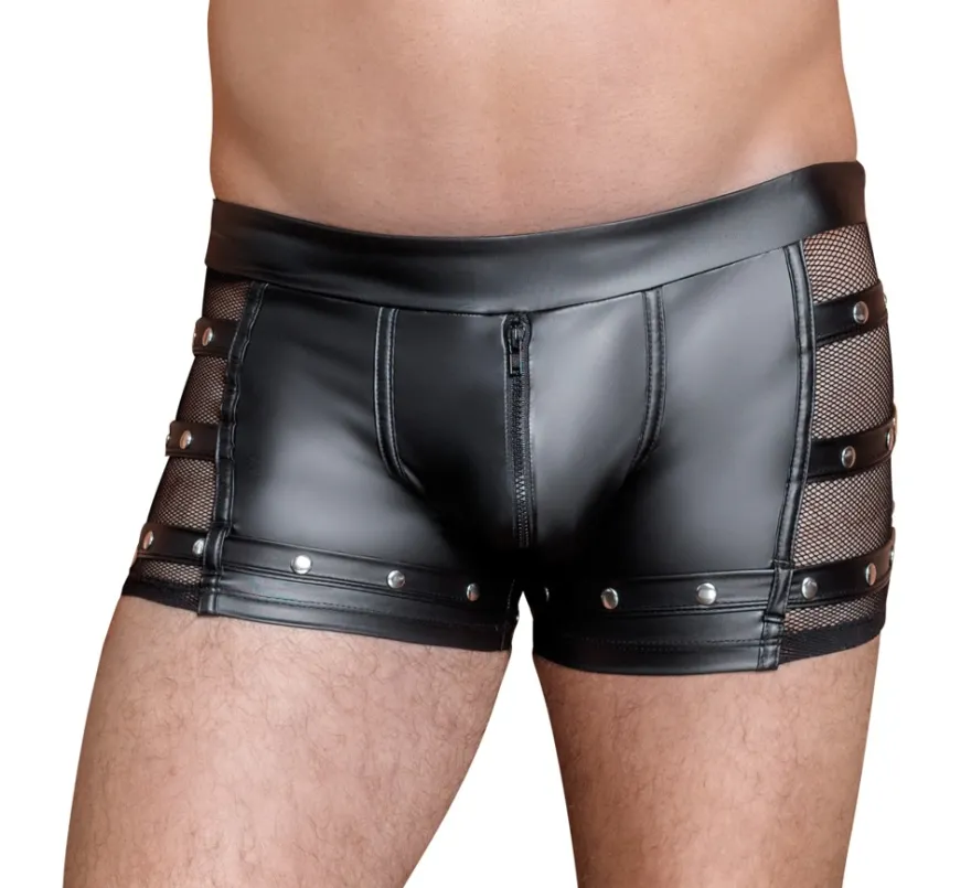 NEK - Mattlook Panty mit Nieten und Reißverschluss