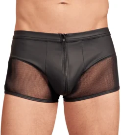 NEK - Short im Mattlook mit Netz-Elemente