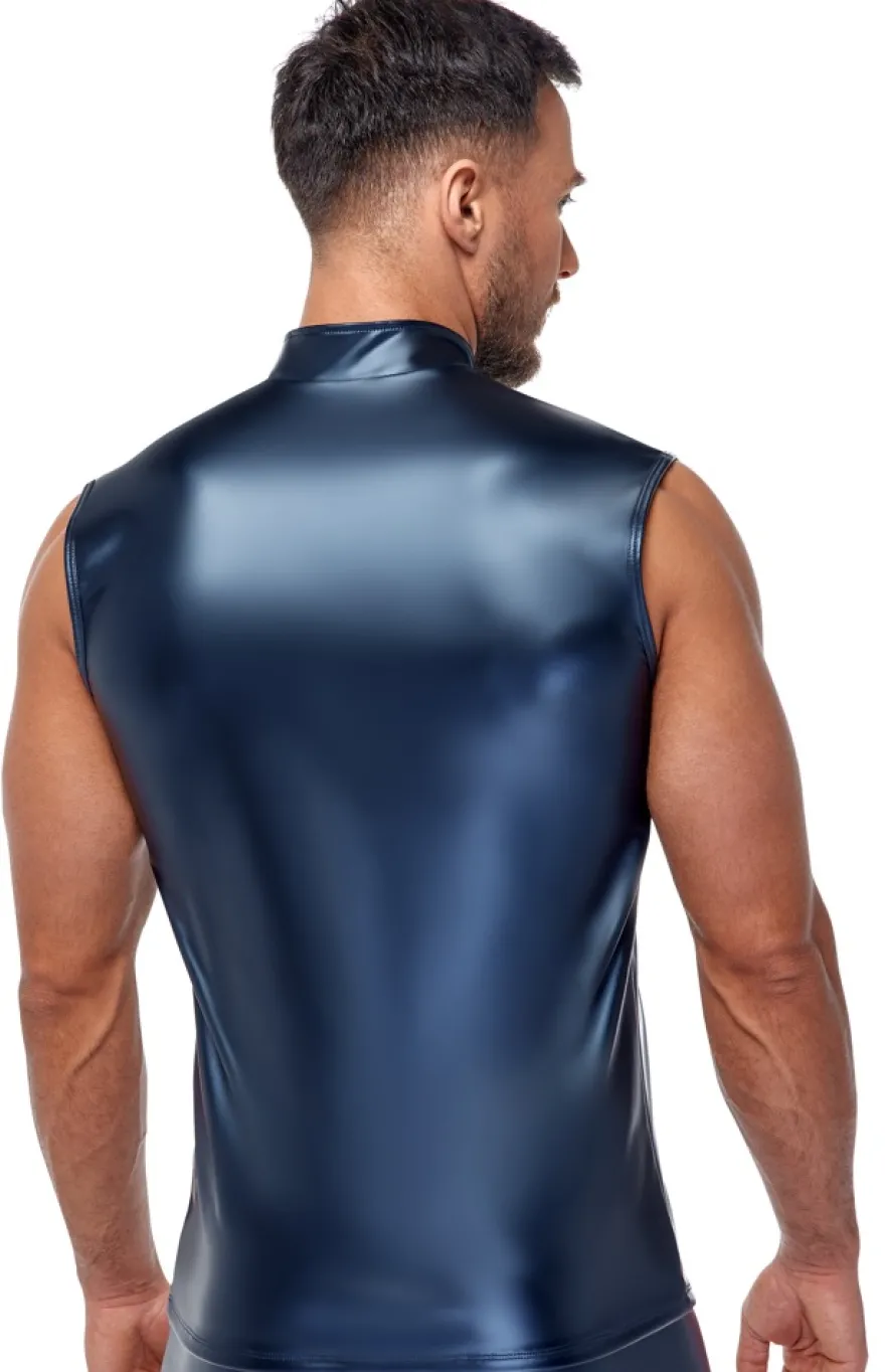 NEK - Top im Metallic-Mattlook