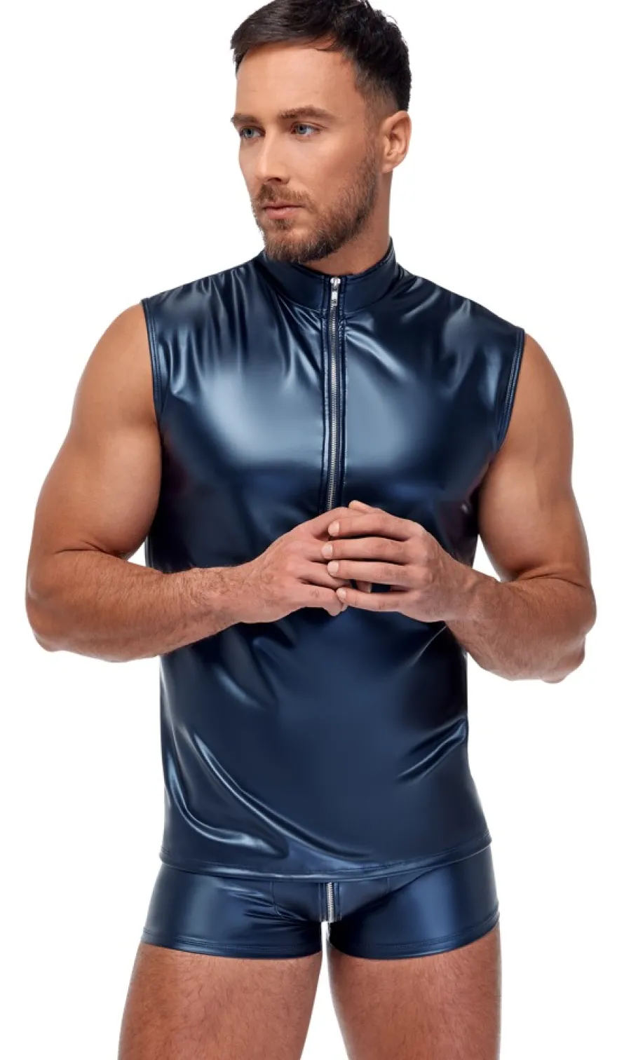 NEK - Top im Metallic-Mattlook