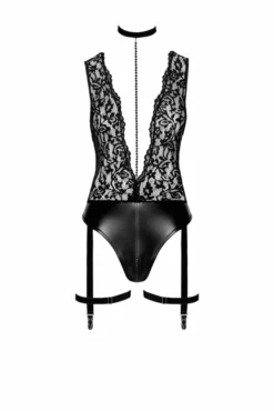 Noir Handmade - Body mit tiefem Ausschnitt