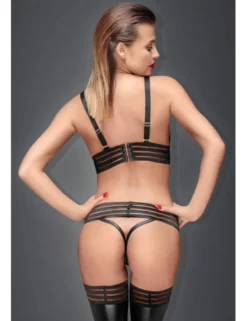 Noir Handmade - Bralette mit elastischen Bändern schwarz