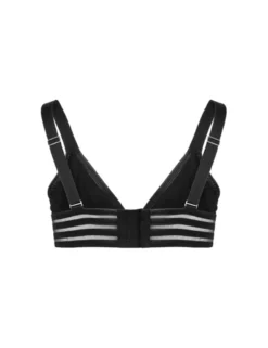 Noir Handmade - Bralette mit elastischen Bändern schwarz