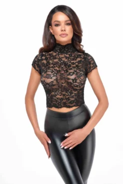 Noir Handmade - Crop Top aus Spitze