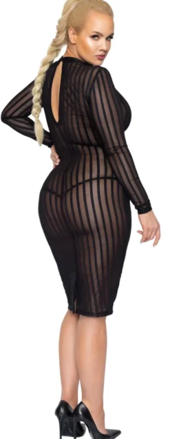 Noir Handmade - Curvy Langarm-Kleid