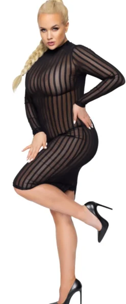 Noir Handmade - Curvy Langarm-Kleid