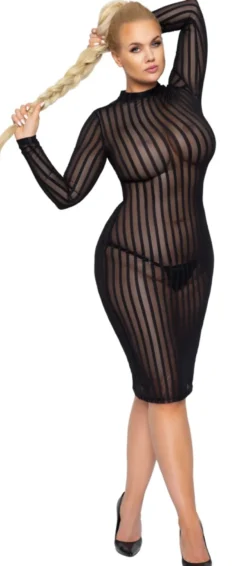 Noir Handmade - Curvy Langarm-Kleid