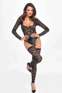 Noir Handmade - Edler Body aus Spitze