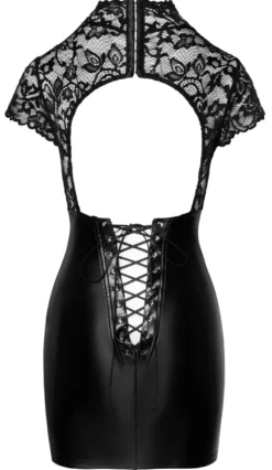 Noir Handmade - Edles Kleid aus Spitze und Wetlook