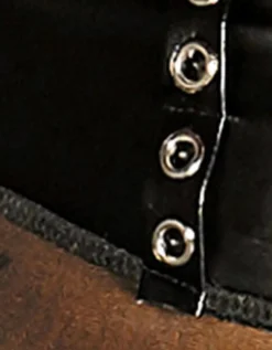 Noir Handmade - Extravagantes Corsagen-Kleid - Powerwetlook und zarter Tüll