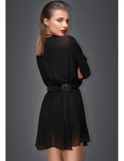 Noir Handmade – Minikleid aus Chiffon mit Choker