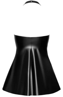 Noir Handmade - Minikleid aus edlem Material in Schlangenhaut-Optik