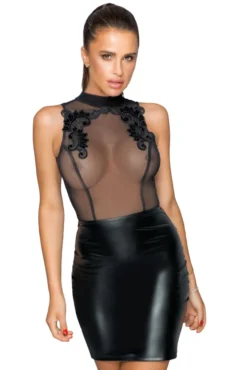 Noir Handmade - MissBeHaved Collection - Tüll-Kleid F222 schwarz