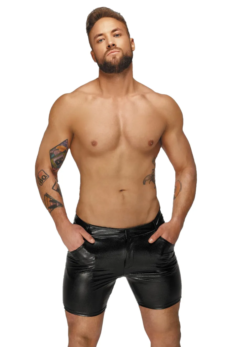 Noir Handmade - Snake Wetlook Shorts