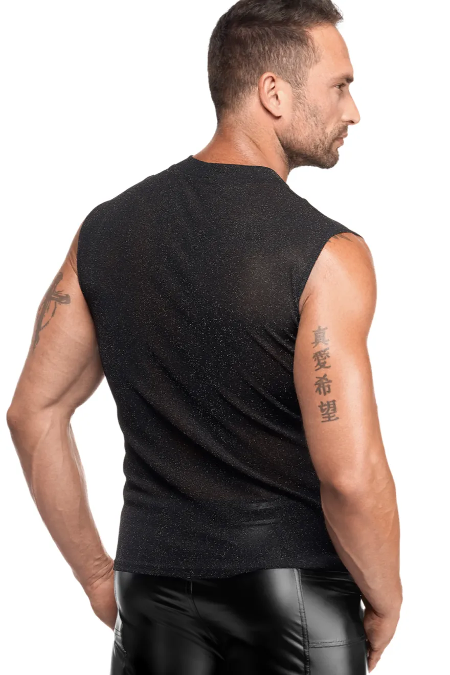 Noir Handmade - Tank Top aus Netz Material