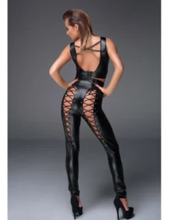 Noir Handmade - Top mit Schnürung schwarz