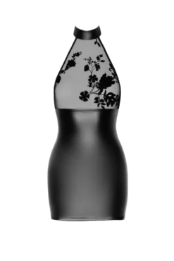 Noir Handmade - Wetlook Minikleid