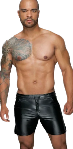 Noir Handmade - Wetlook Männershorts