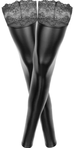 Noir Handmade - Wetlook Overknees