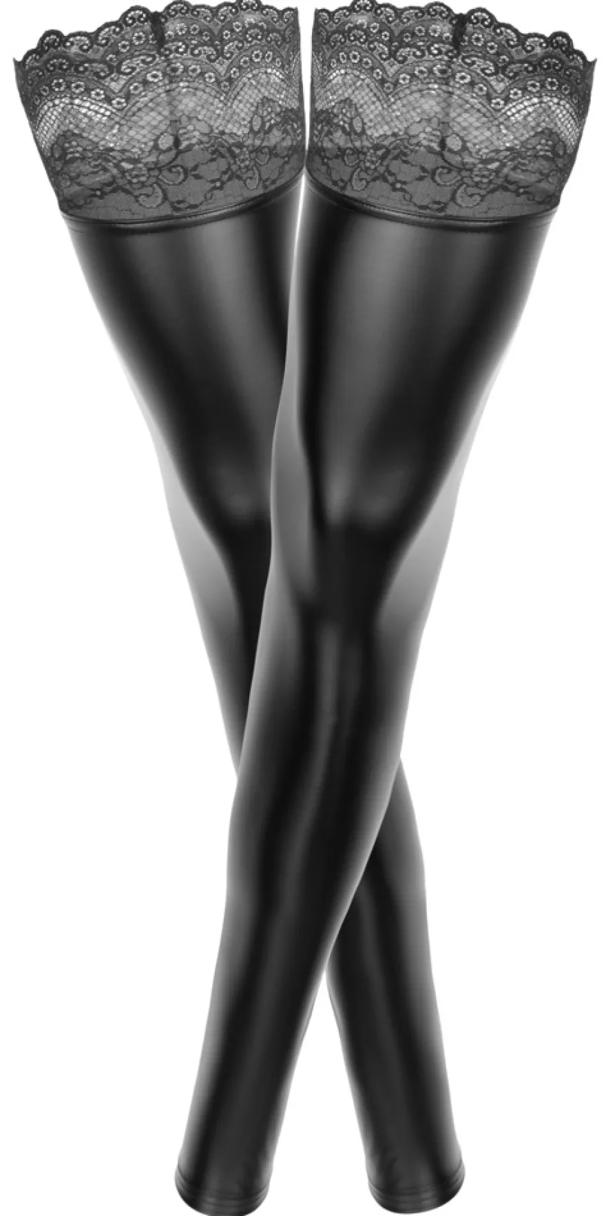 Noir Handmade - Wetlook Overknees