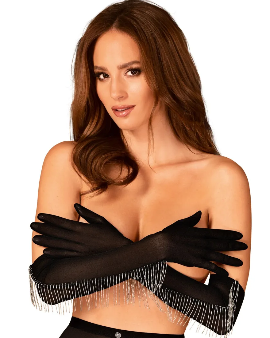 Obsessive - Armstulpen mit Zierketten