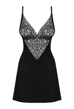 Obsessive - Cecilla Negligée & String schwarz
