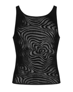Obsessive - Herren Tank-Top aus feinem Material mit Muster