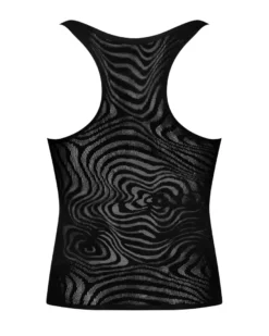 Obsessive - Herren Tank-Top aus feinem Material mit Muster