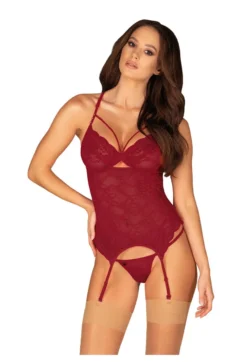 Obsessive - Ivetta Corset & Thong rot