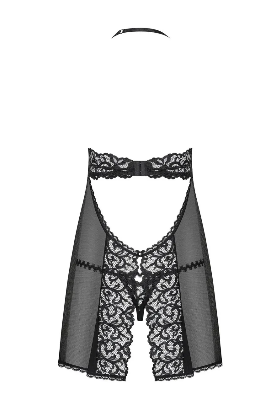 Obsessive - Joylace Babydoll & Tanga schwarz