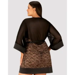Obsessive - Kimono Leoparden Look