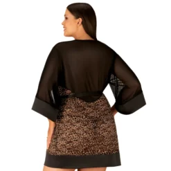 Obsessive - Kimono Leoparden Look