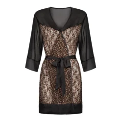 Obsessive - Kimono Leoparden Look