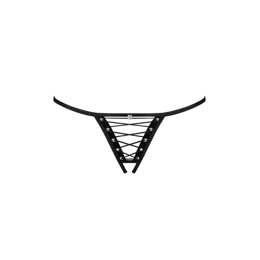Obsessive - Ouvert String mit Riemchen